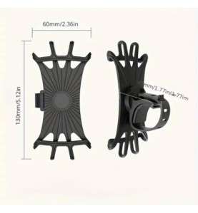 Suporte universal para telemóvel em bicicleta - 360° giratório - Caixa estanque