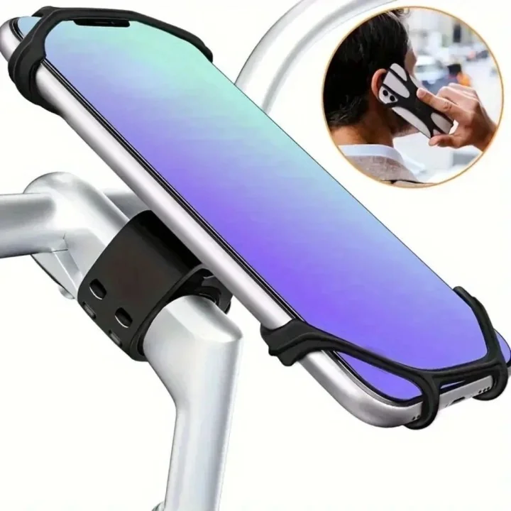 Universele telefoonhouder voor op de fiets - 360° draaibaar - Waterdichte hoes Whenspeed - 4