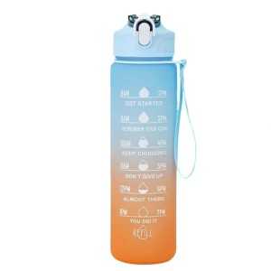 Gourde d'Eau 750ml - Marqueur Temps - Anti-Fuite Whenspeed - 1