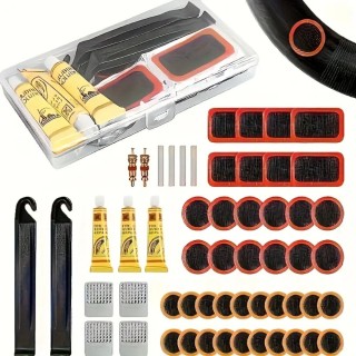 Kit de reparação de pneus de 2 rodas 55 peças - Universal