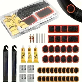 Kit Réparation Pneus 2 roues 52 Pièces - Universel Whenspeed - 1