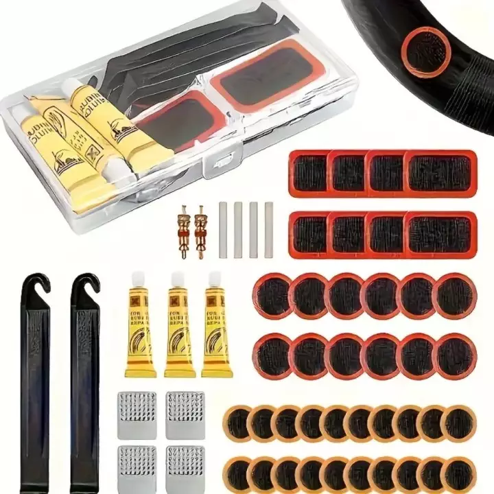 2 Wheel Tyre Repair Kit 55 Pieces - Universal 2 Wheel Tyre Repair Kit 55 Pieces - Universal