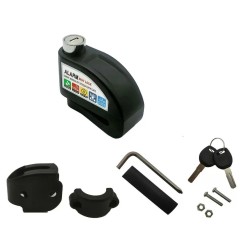 Motorrad-Alarmscheibenschloss – 110 dB universeller Diebstahlschutz – CE / ISO 9001:2008 – 2 Jahre Garantie