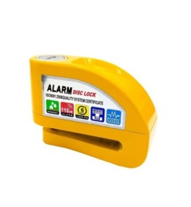 Candado de disco con alarma para motocicleta