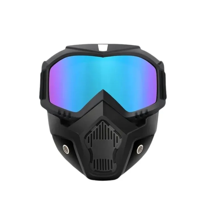 Transparente Motorradmaske - Antibeschlag & Atmungsaktiv für 2 Räder Whenspeed - 2