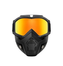Transparent Motorcycle Mask - Anti-fog & Breathable for 2 Wheels