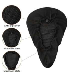 Cojín universal para sillín de bicicleta - Comodidad para todas las bicicletas - Funda ajustable
