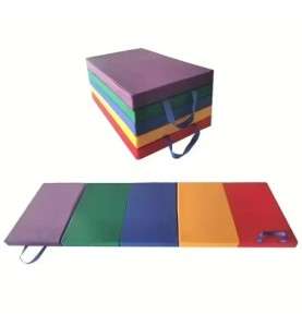 Tapis gymnastique pliant multicolore 180*60cm – Confort, sécurité et praticité