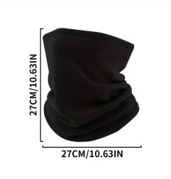 Bufanda calefactora de invierno - Protector cervical contra el viento y el frío - Talla única