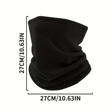 Gola aquecida de inverno - Proteção cervical contra o vento e o frio - Tamanho único