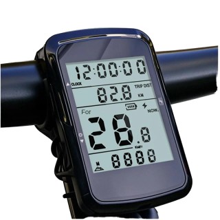Computer da bicicletta GPS wireless MJR a 5 stelle: schermo retroilluminato da 2,4", durata della batteria di 28 ore