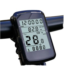 MJR 5-Star Kabelloser GPS-Fahrradcomputer – 2,4-Zoll-Bildschirm mit Hintergrundbeleuchtung, 28 Stunden Akkulaufzeit